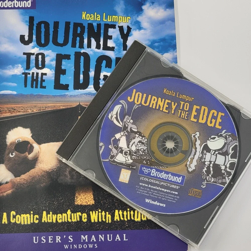 Koala Lumpur Journey To The Edge PC Video Game‎ 1997 Vintage Pc Cartoon No Box